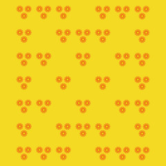 Pattern with Flowers. background - Illustration