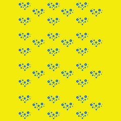 Pattern with Flowers. background - Illustration