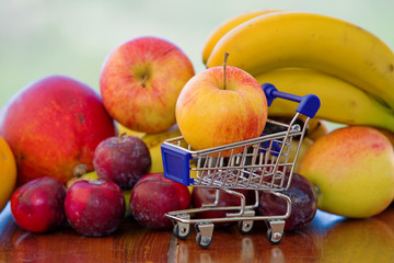 variety of fruits