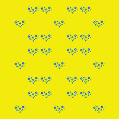 Pattern with Flowers. background - Illustration