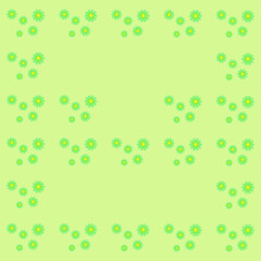 Pattern with Flowers. background - Illustration