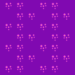 Pattern with Flowers. background - Illustration