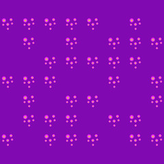 Pattern with Flowers. background - Illustration