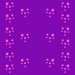 Pattern with Flowers. background - Illustration