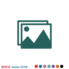 Image icon logo, illustration, vector sign symbol for design