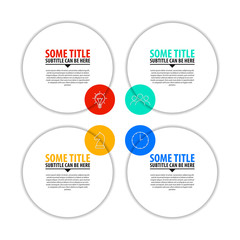 Infographic design template. Creative concept with 4 steps