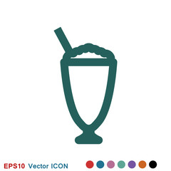 Obraz premium Latte coffee icon. logo, illustration, vector sign symbol for design