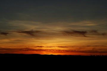 Pôr-do-sol na Caatinga