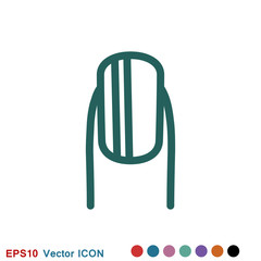 Manicure icon logo, illustration, vector sign symbol for design