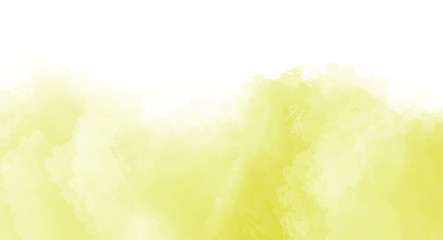 Yellow watercolor background for your design, watercolor background concept, vector.