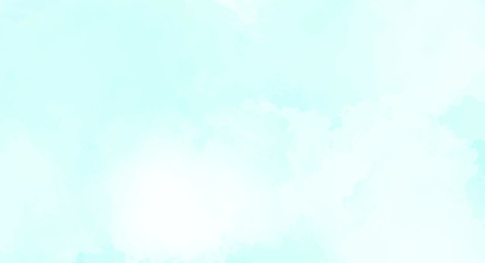 Abstract blue watercolor background for your design, watercolor background concept, vector.