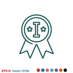 Medal icon, vector logo, medal symbol for your web site