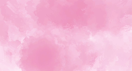 Abstract pink watercolor background for your design, watercolor background concept, vector.