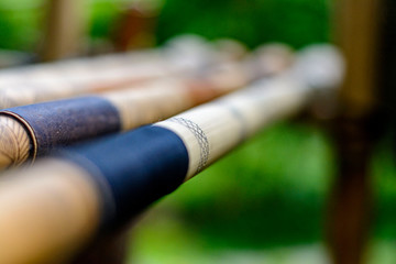 Close up of wooden stick
