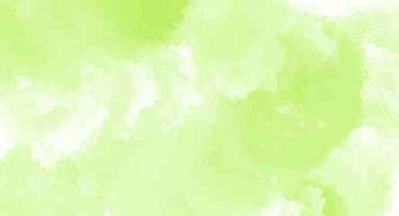 Abstract green watercolor background for your design, watercolor background concept, vector.