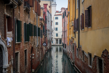 Fototapeta na wymiar One of canal in Venice, Italy