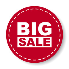 red vector banner big sale