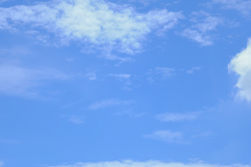 White soft cloud texture, Blue sky with white clouds in the morning for natural background concept.