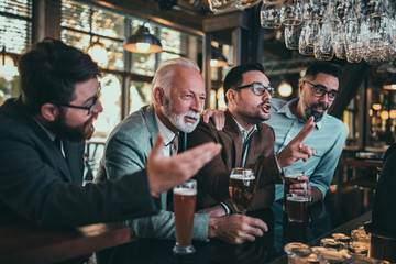 Celebrating success in the pub