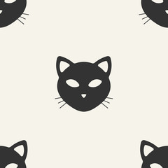 cat. seamless pattern