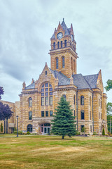 Fototapeta na wymiar Historic Ottawa County Courthouse.Port Clinton.Ohio.USA