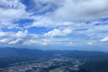 武甲山山頂の眺め