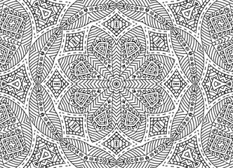 Abstract concentric outline pattern