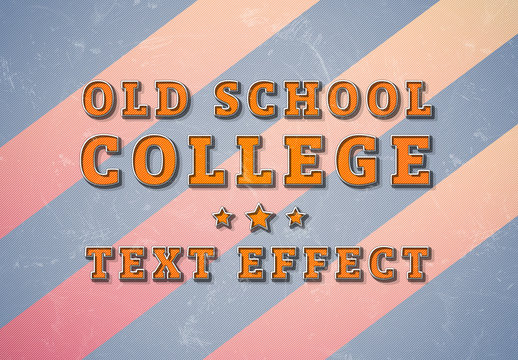 Distressed Text Effect with Multiple Backgrounds