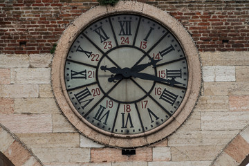 Fototapeta na wymiar Stadtmauer Verona