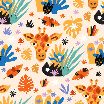 Giraffe pattern2 © mistletoe