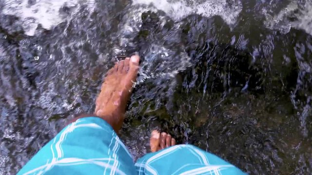 Walking On the River Whitewater