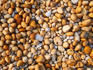 white pebbles stone background