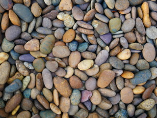 brown pebble stone nature background