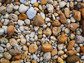 pebble stone nature background, smooth stone texture