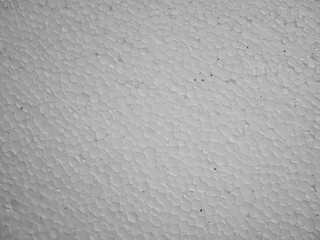 Plastic foam sheet texture isolated white background