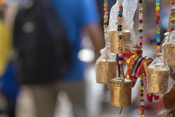 Oriental beaded jewelry and accessories, beautiful background