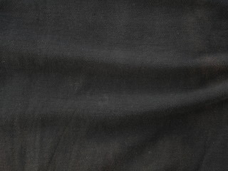 black cotton fabric texture background, silk cloth background