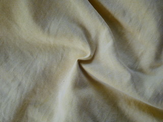 cloth silk satin texture, yellow cotton fabric background