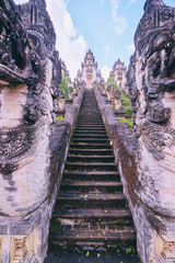 Architecture, traveling and religion. Hindu temple Lempuyang in Bali, Indonesia.