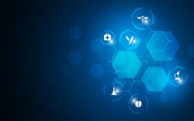 abstract science medical tech innovative concept background