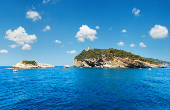 Tino island, La Spezia, Italy