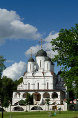 Obraz premium Preobrazhensky (Transfiguration) Cathedral in museum-estate Bolshie Vyazemy Moscow region