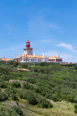 Fototapeta na wymiar Cabo da Roca summer in the fog