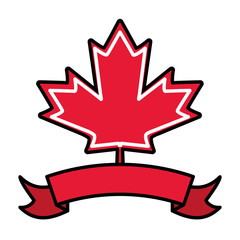 happy canada day vector illustration