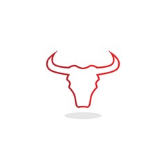 Taurus Logo Template, Bull Head emblem template for business