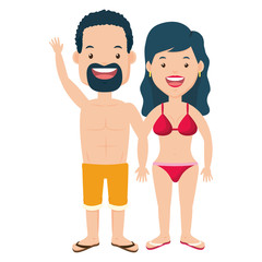 Fototapeta premium summer time people