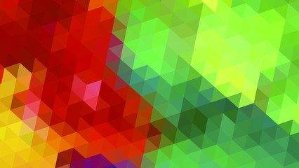 Geometric design. Colorful gradient mosaic background. Geometric triangle, mosaic, abstract background. Mosaic, color background. Mosaic texture. The effect of stained glass. EPS 10 Vector