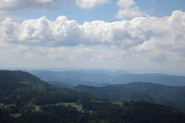 Fototapeta na wymiar Blick über den Schwarzwald