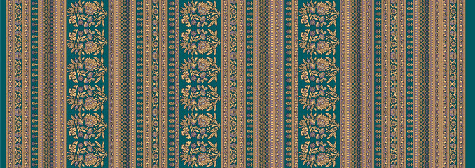 seamless traditional design floral background