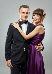 Happy young beautiful couple